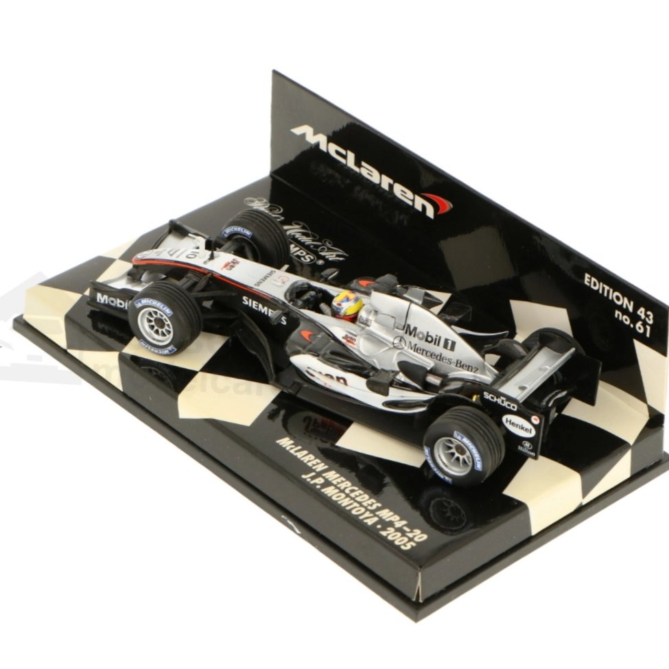 Juan Montoya McLaren MP4-20 n.º 10 Minichamps - Imagen 7