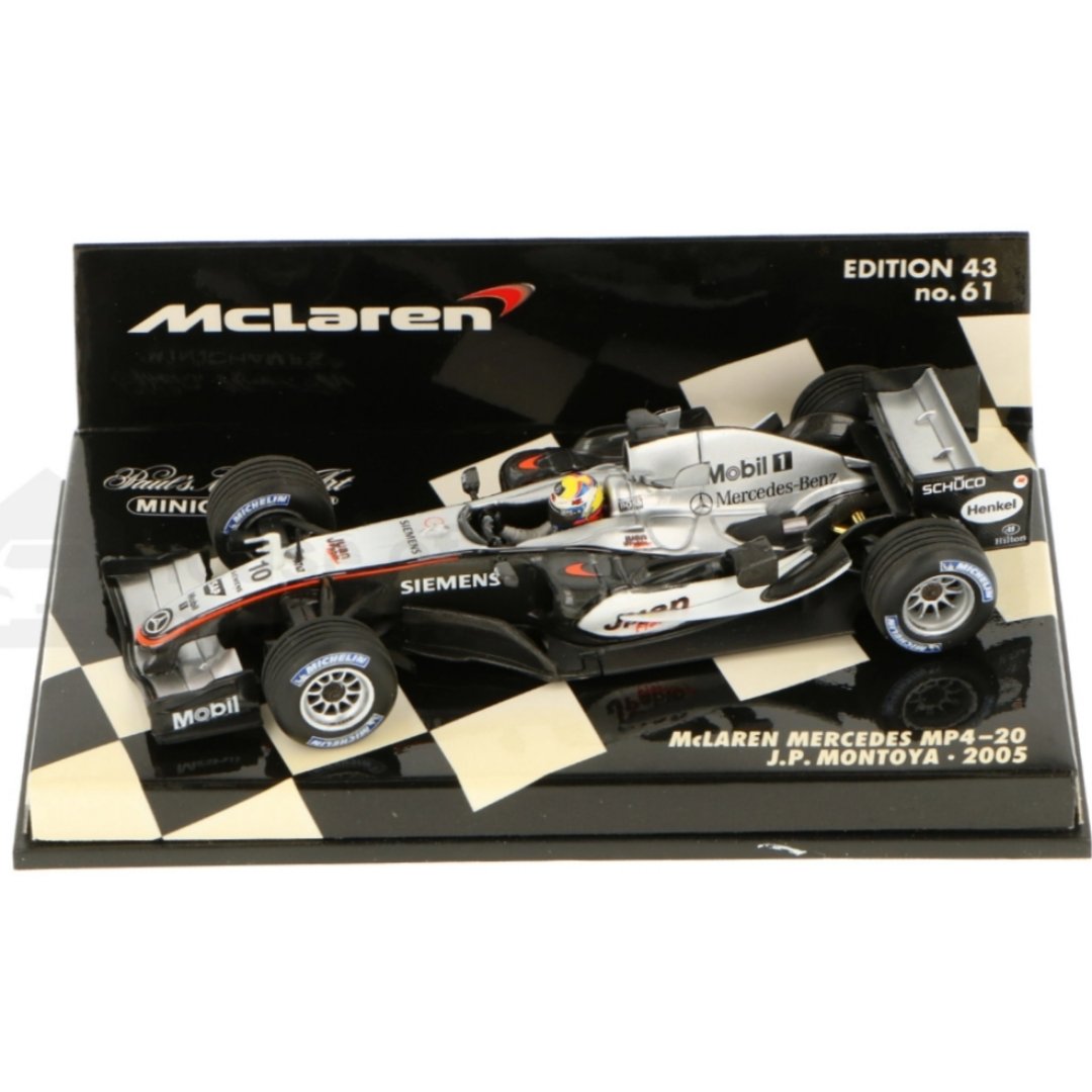 Juan Montoya McLaren MP4-20 n.º 10 Minichamps - Imagen 5