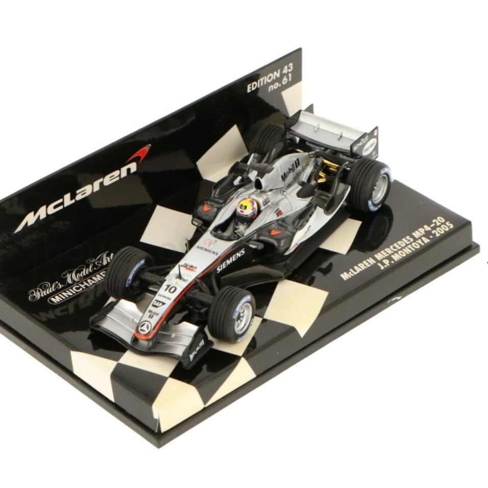 Juan Montoya McLaren MP4-20 n.º 10 Minichamps - Imagen 3