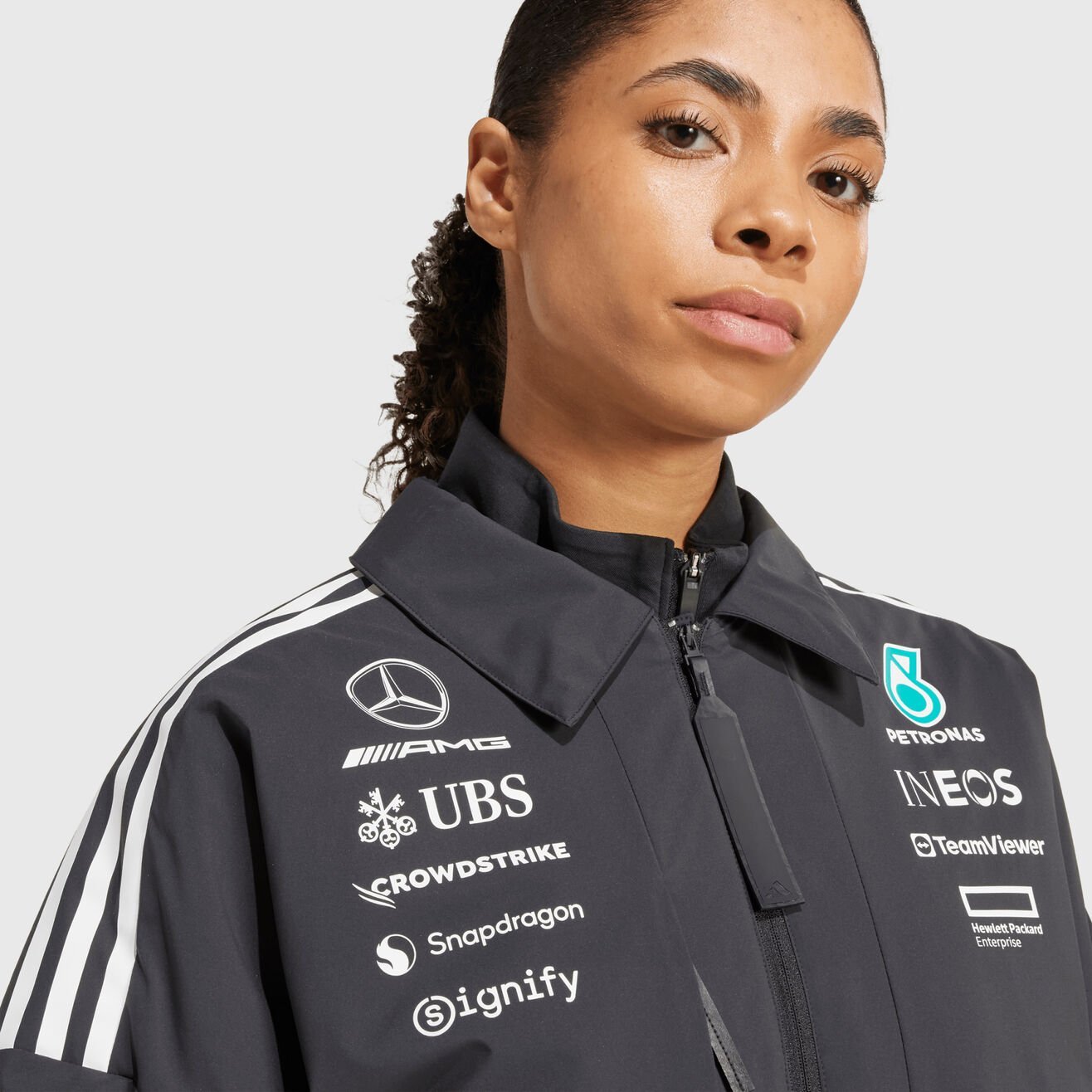 Mercedes-AMG F1adidas Chaqueta para mujer 2025 Team - Imagen 3