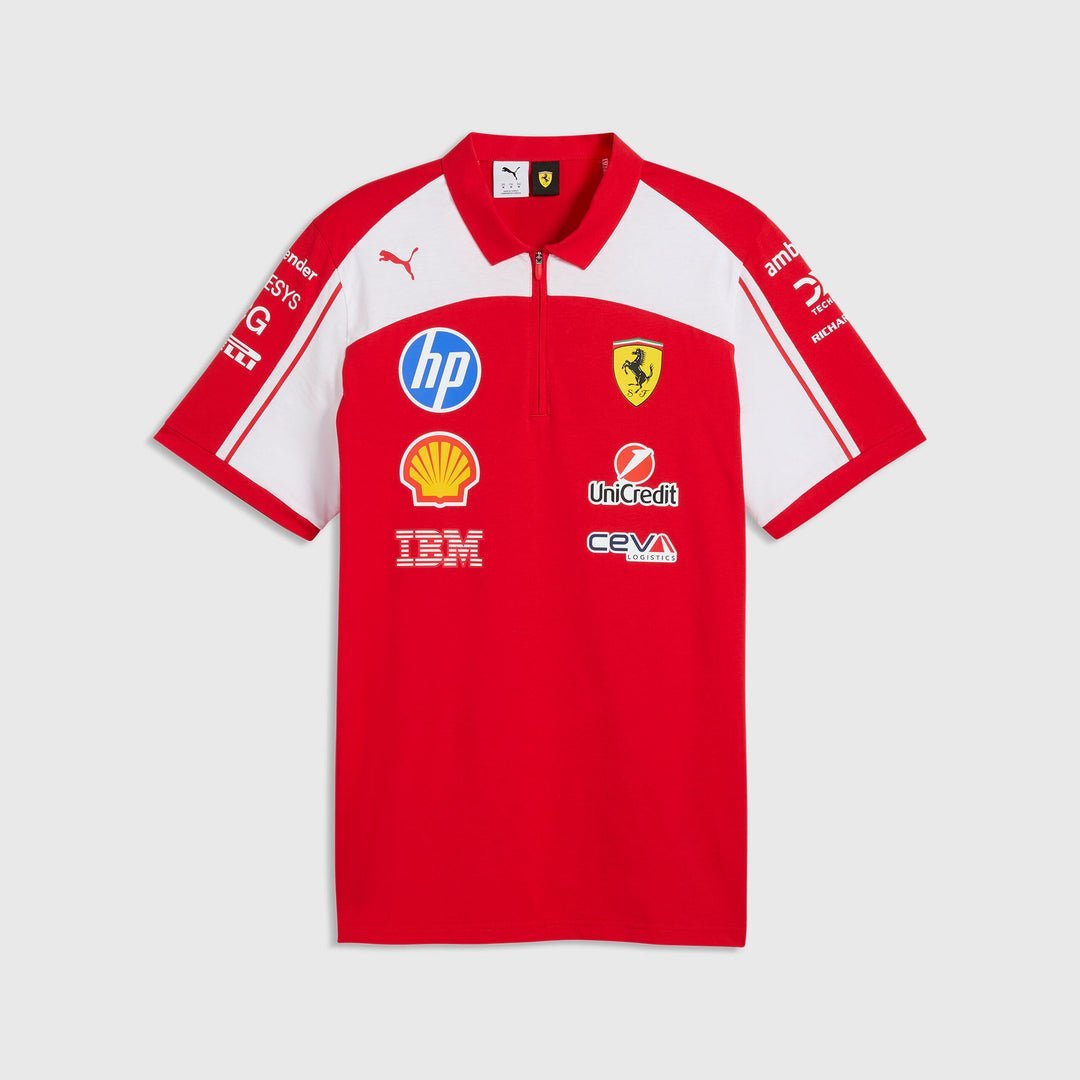Polo Del Equipo Scuderia Ferrari F1 2026 - Rojo Puma