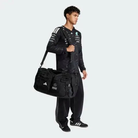 Camiseta De Manga Larga Del Equipo Mercedes AMG Petronas Fórmula 1 2026 Para Hombre - Negro/Blanco - Imagen 5