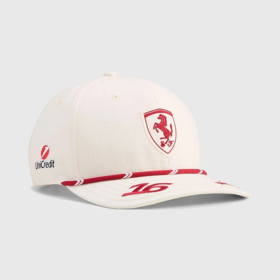 Gorra 2026 Gp de Mónaco de Charles Leclerc by puma + arte de pared (15*7) + 2 llaveros
