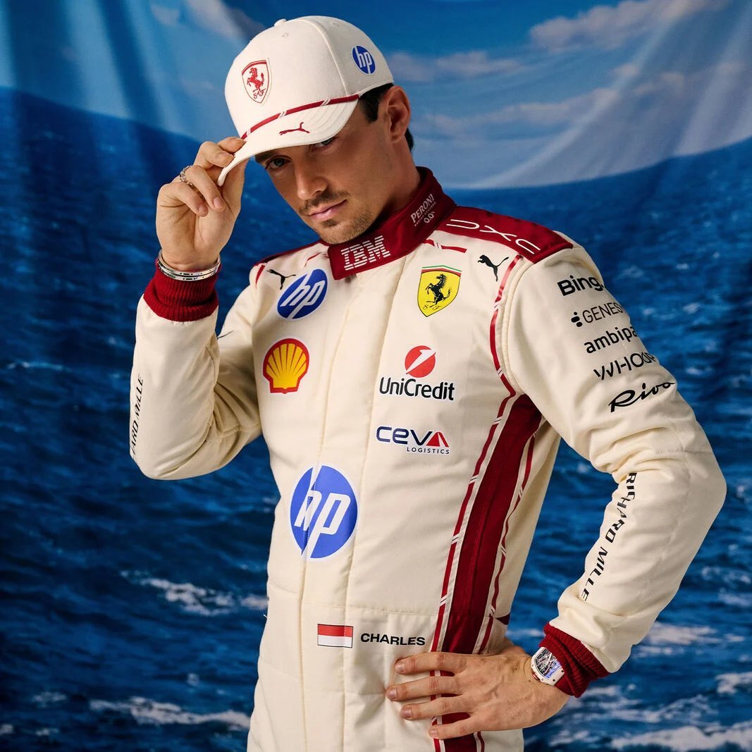 Gorra 2026 Gp de Mónaco de Charles Leclerc by puma + arte de pared (15*7) + 2 llaveros - Imagen 6